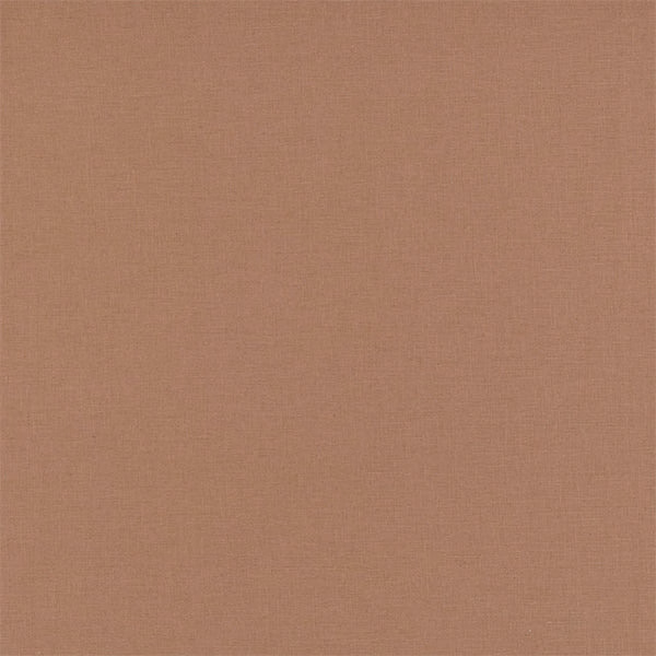 Plain warm mocha-brown fabric with a fine natural weave
