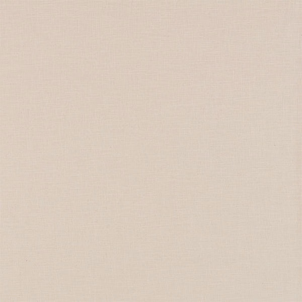 Pale natural cream plain woven fabric with subtle linen texture
