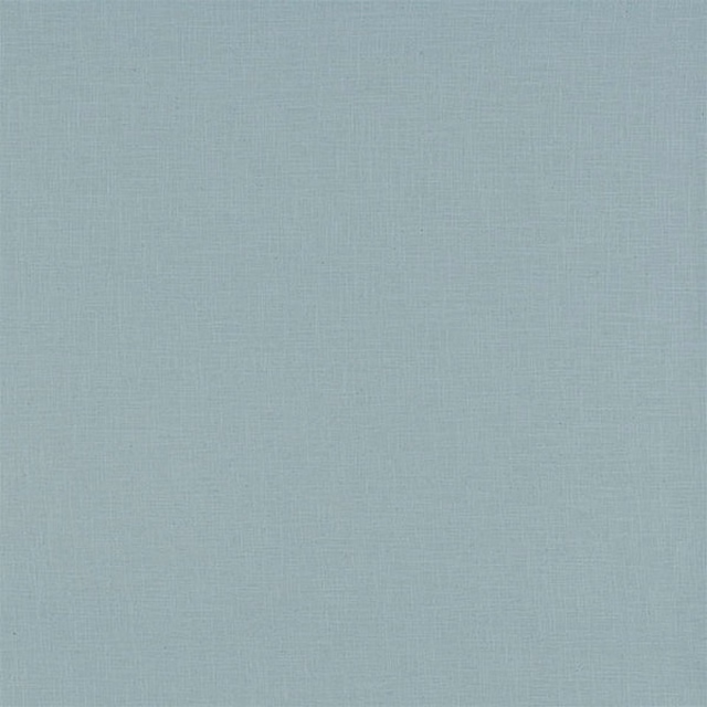 Pale seafoam blue plain woven fabric with fine linen texture