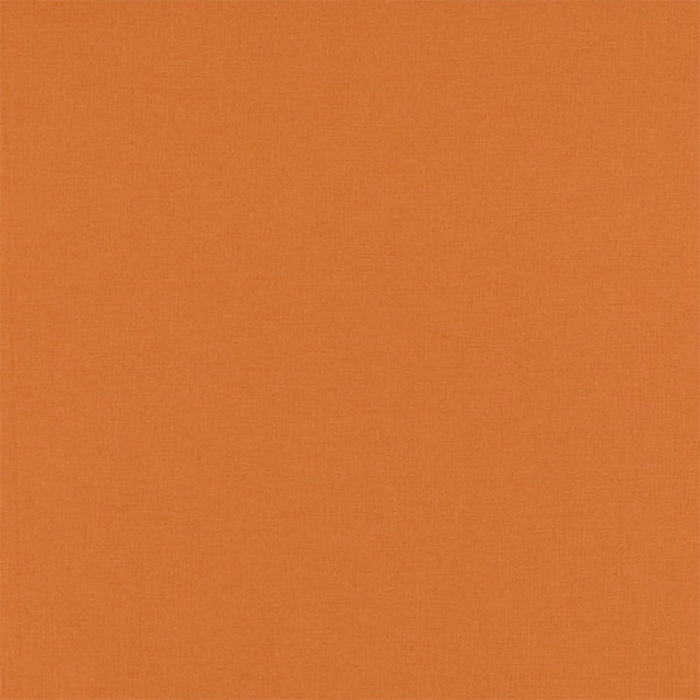 Plain warm burnt-orange fabric with a fine natural weave texture