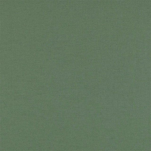 Muted verdigris green plain woven fabric with a soft matte texture