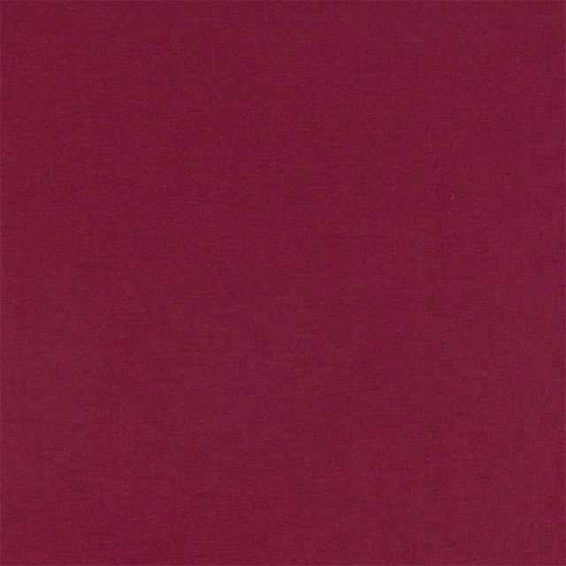 Deep wine-red plain fabric swatch with a softly textured weave