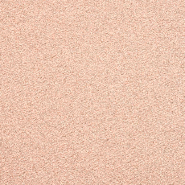 Soft blush pink bouclé fabric with a fine, speckled texture