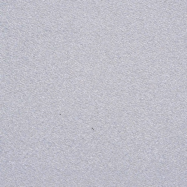 Pale cornflower blue boucle fabric swatch with a fine nubby texture