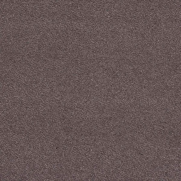 Close-up of a cool pewter taupe boucle-style plain fabric with fine texture