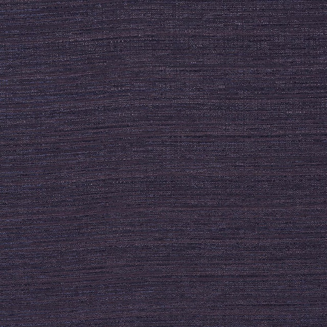 Close-up of deep aubergine plain woven fabric with fine horizontal texture