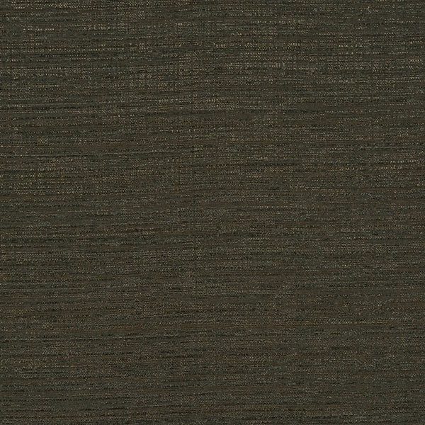 Deep olive green woven fabric with fine horizontal texture