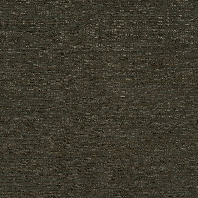 Deep olive green woven fabric with fine horizontal texture