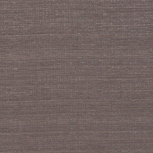Close-up of a cool pewter-grey woven plain fabric with fine horizontal texture