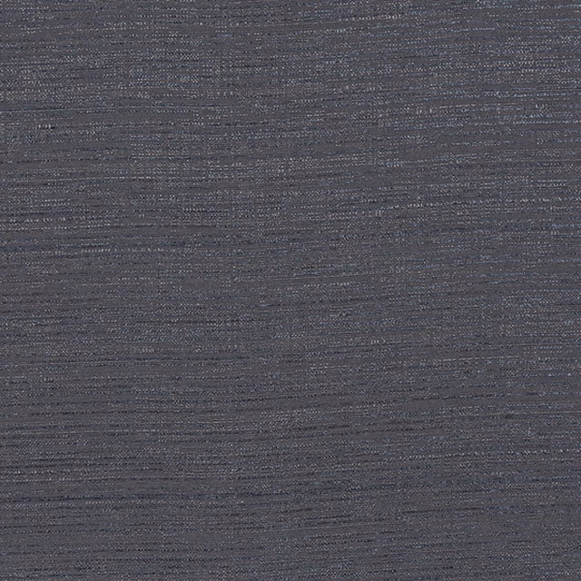 Close-up of a cool slate grey plain woven fabric with fine horizontal texture
