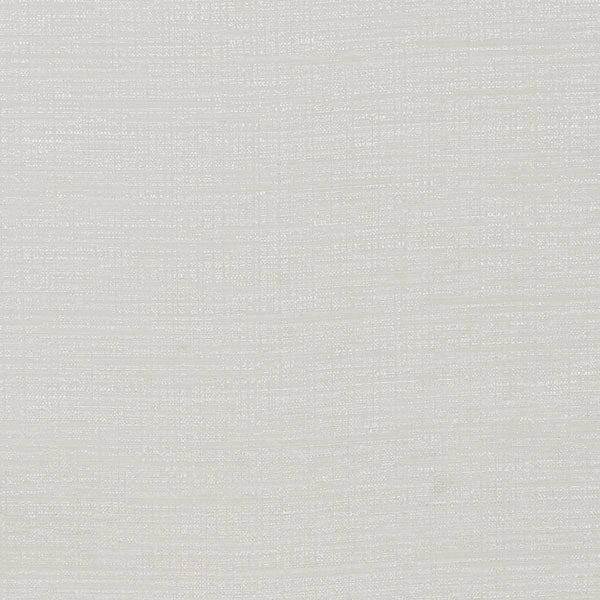 Close-up of pale pearl-white textured plain fabric with fine horizontal slub