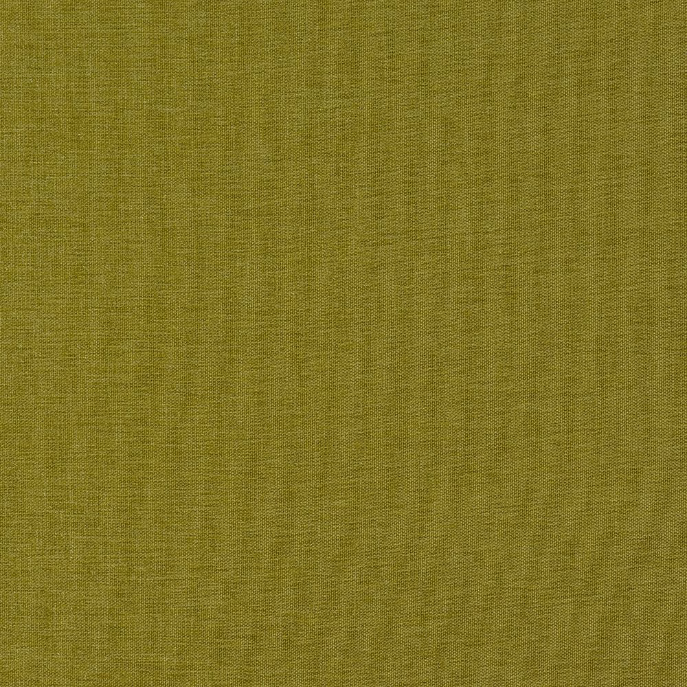 Close-up of plain apple green woven fabric with a fine textured surface