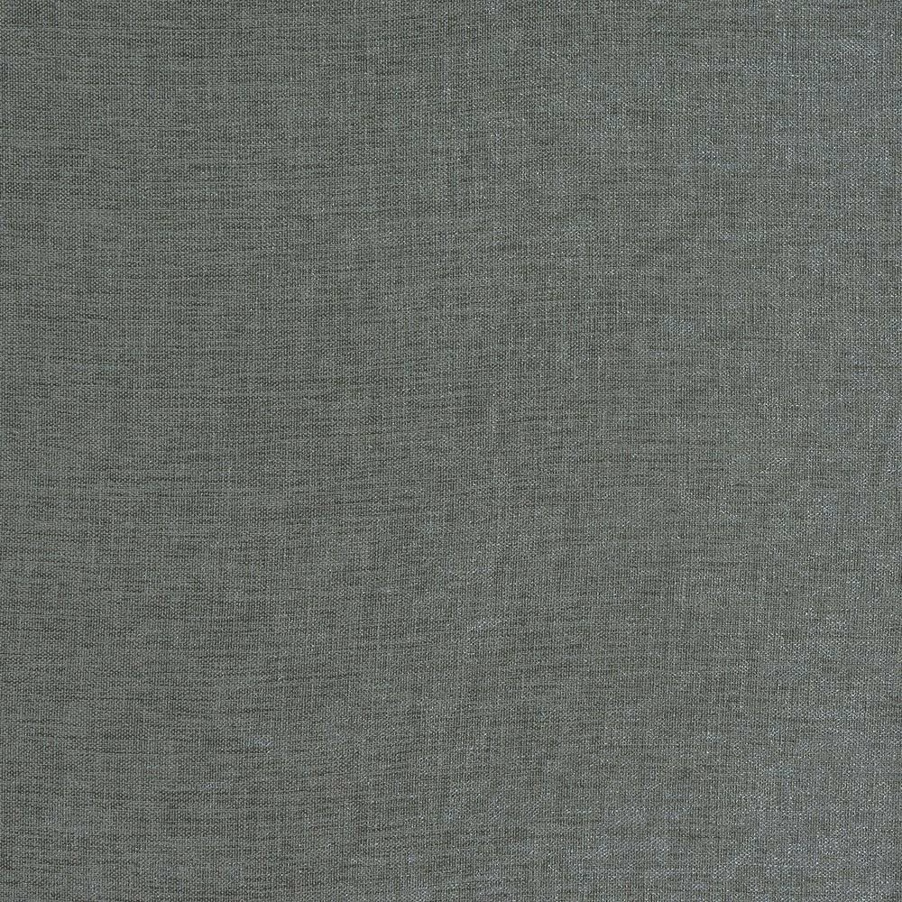 Close-up of a plain sage-grey woven fabric with fine linen-like texture