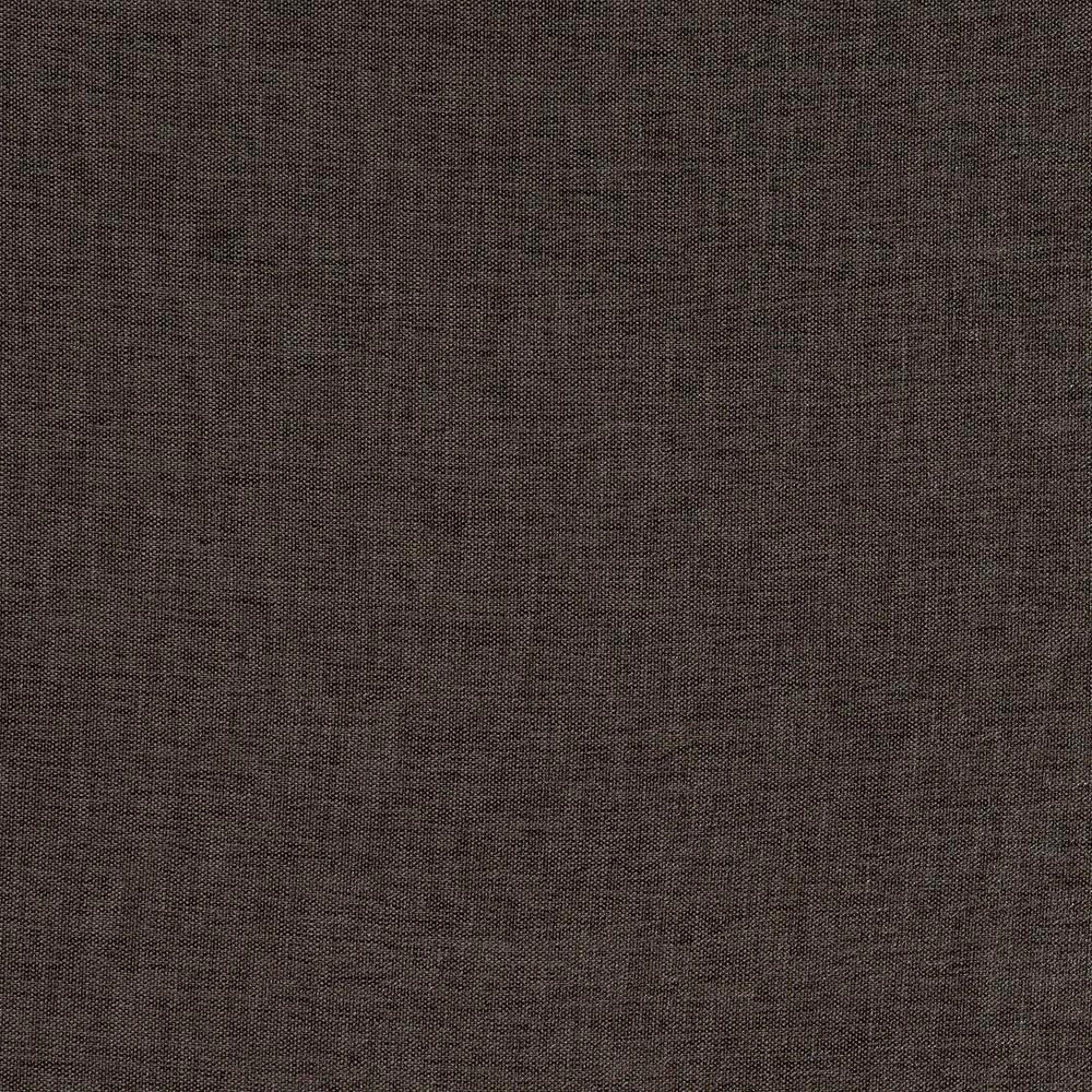 Close-up of deep chocolate brown plain woven fabric with fine textured surface