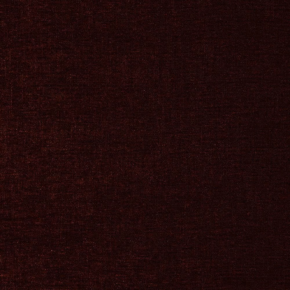 Close-up of deep mulberry plain woven fabric with a fine textured surface