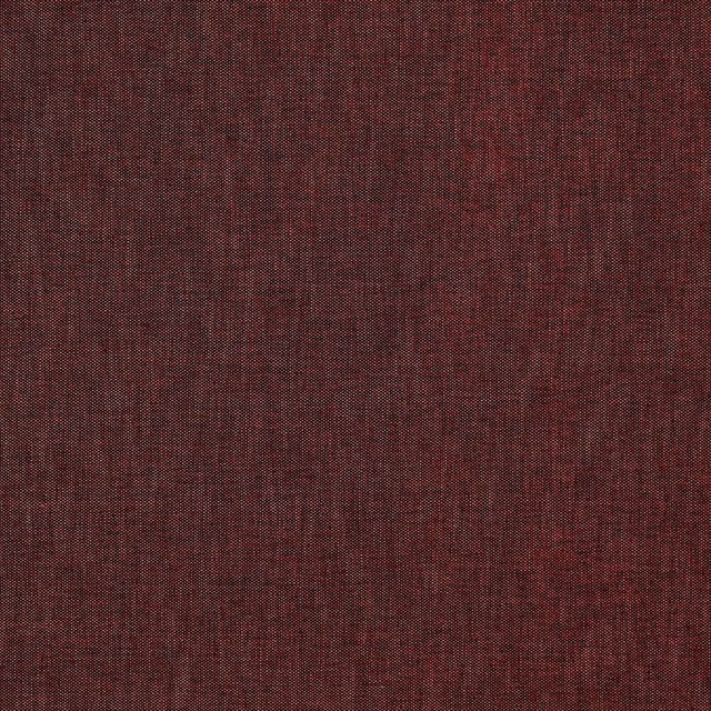 Close-up of deep wine-red plain woven fabric with fine textured surface