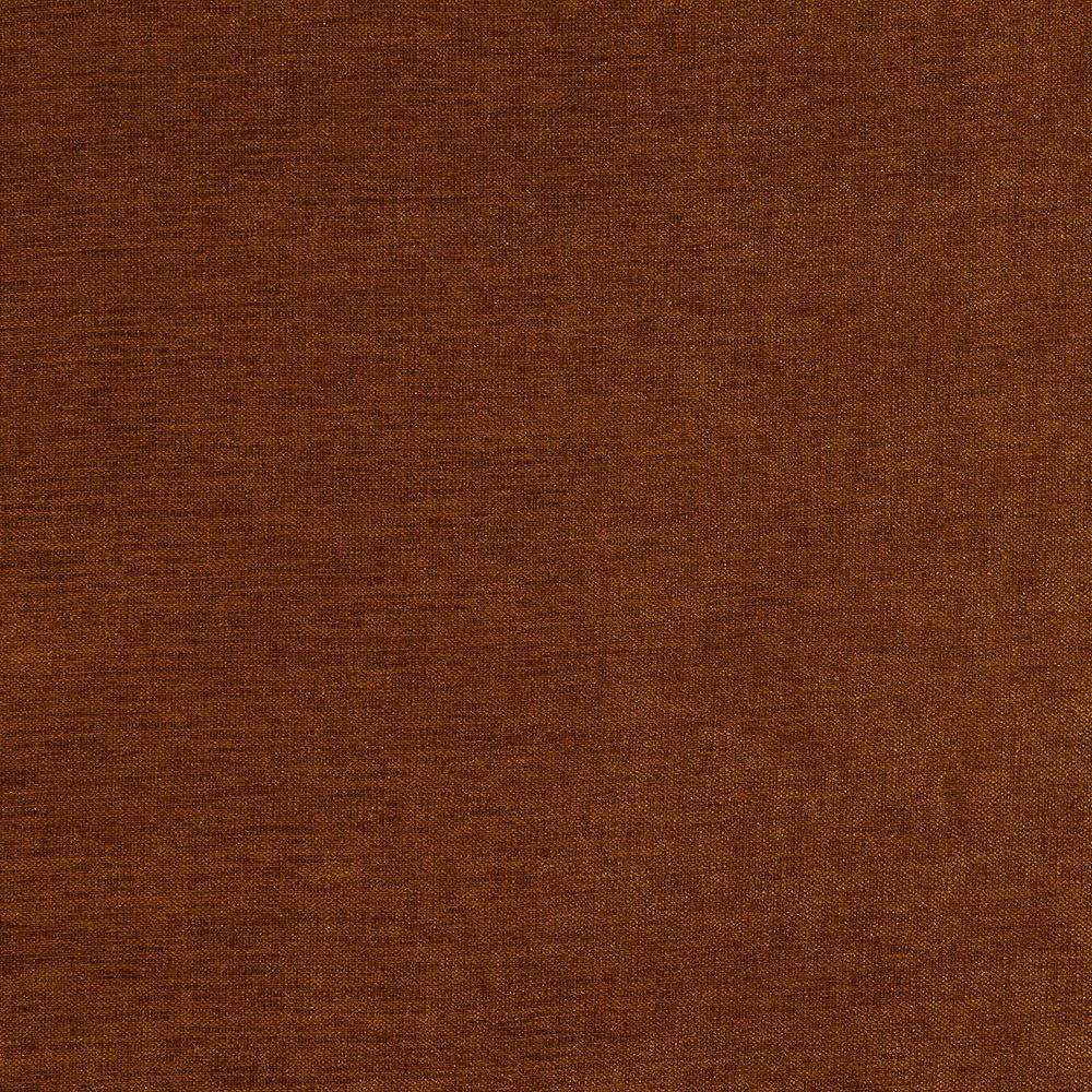 Close-up of a warm spice-brown plain woven fabric with subtle texture