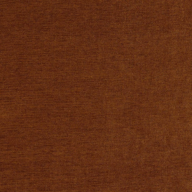 Close-up of a warm spice-brown plain woven fabric with subtle texture