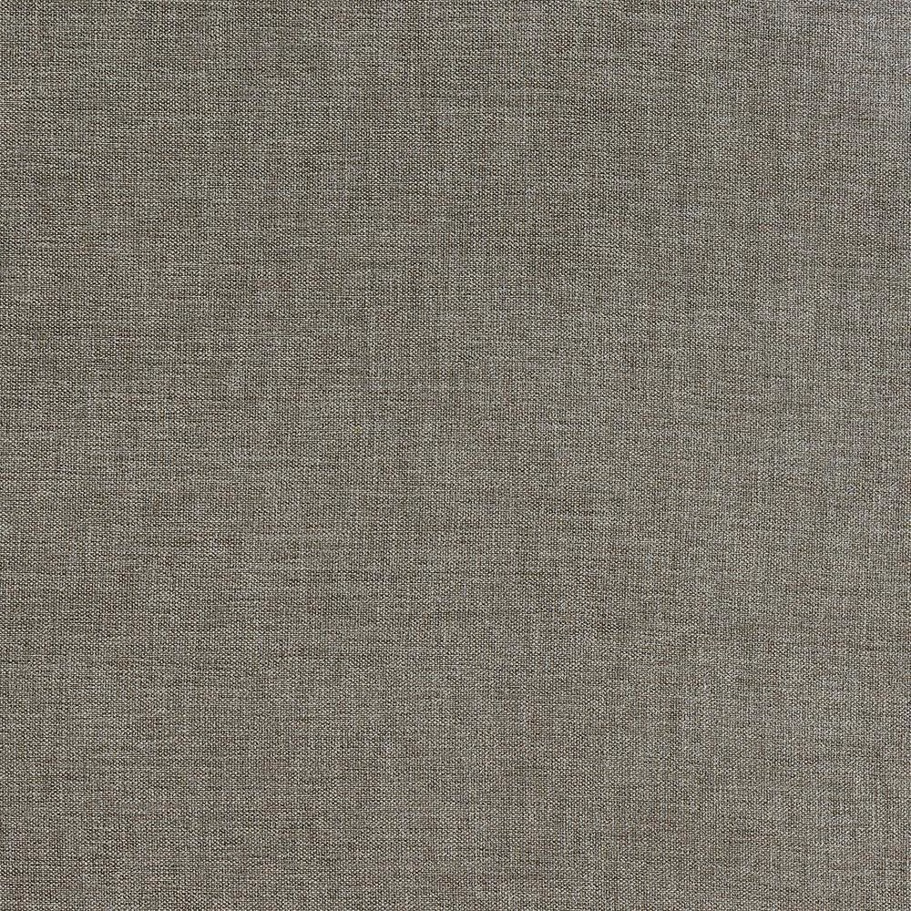 Close-up of soft stone taupe plain woven fabric with fine textured finish