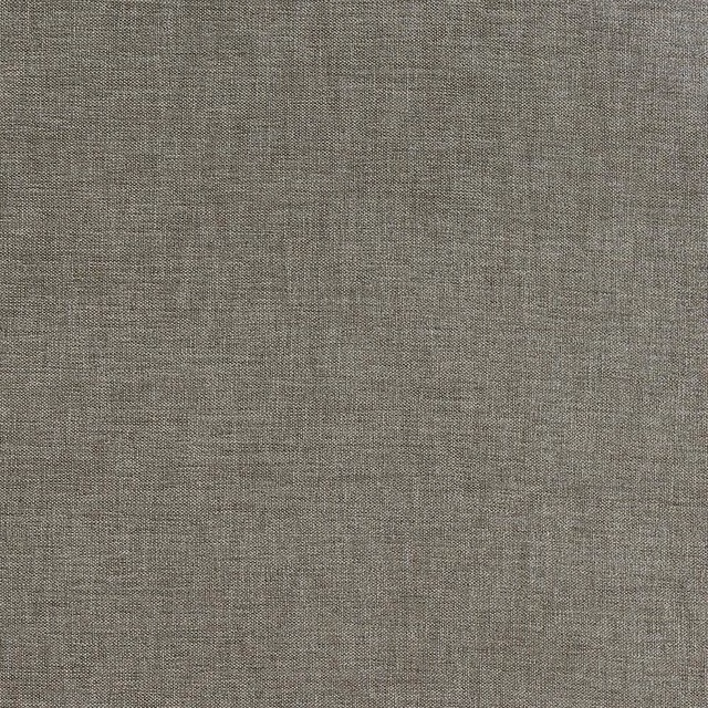 Close-up of soft stone taupe plain woven fabric with fine textured finish
