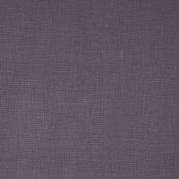 Close-up of a plain charcoal-grey woven cotton fabric with fine texture