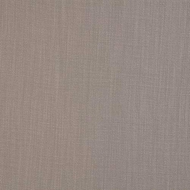 Close-up of a fine plain woven fabric in soft dove taupe