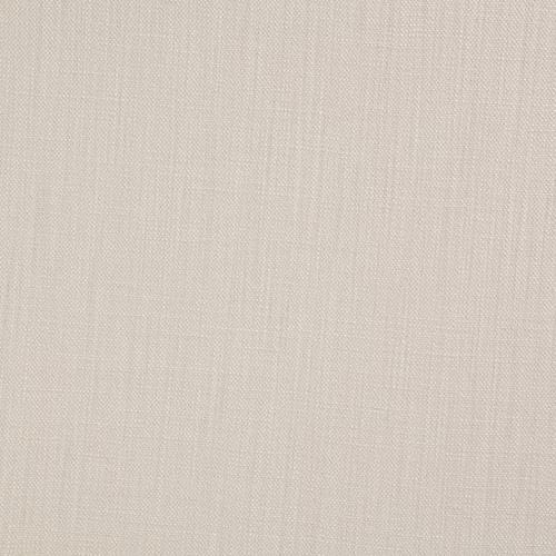 Close-up of soft warm beige plain cotton fabric with fine woven texture
