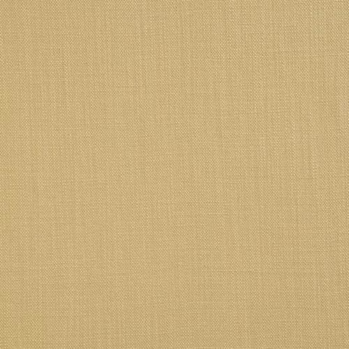 Close-up of soft sandy yellow plain-woven cotton fabric with fine texture