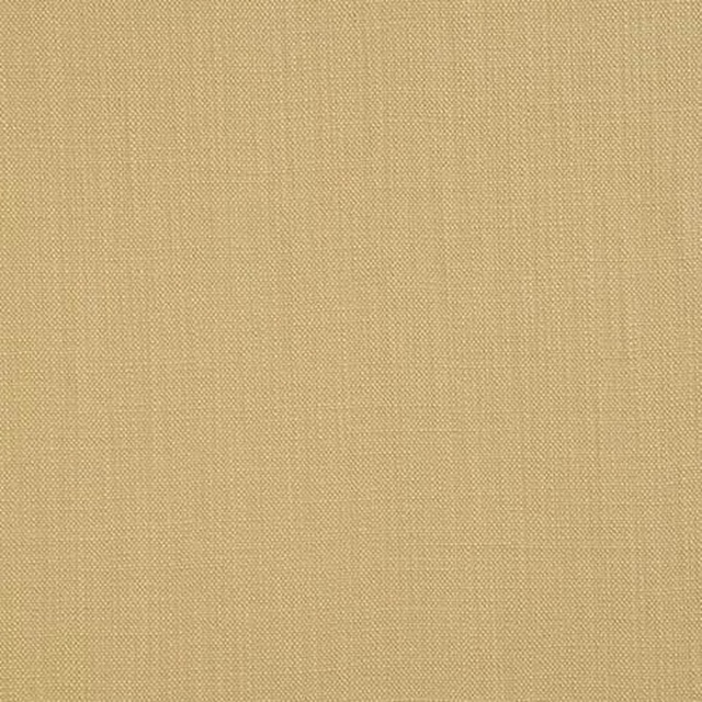 Close-up of soft sandy yellow plain-woven cotton fabric with fine texture