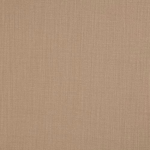 Warm beige cotton plain weave fabric swatch with fine texture