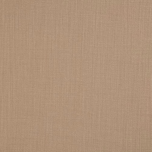 Warm beige cotton plain weave fabric swatch with fine texture