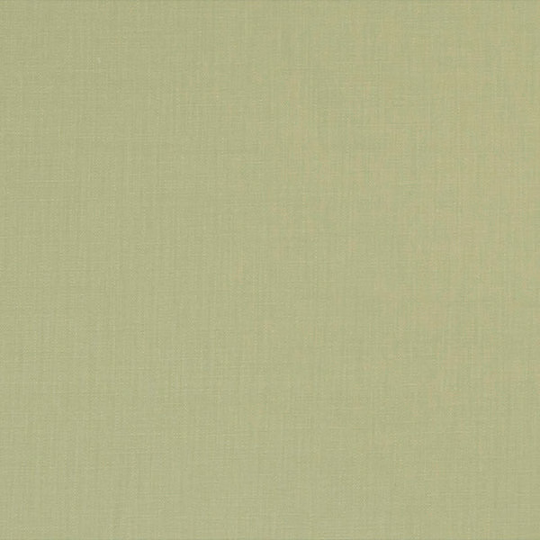 Soft sage green plain woven cotton fabric with fine texture