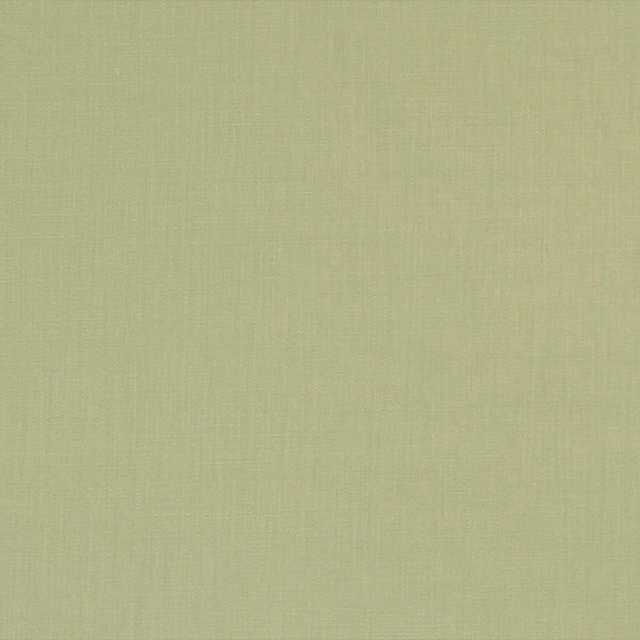 Soft sage green plain woven cotton fabric with fine texture