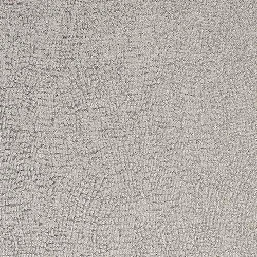 Close-up of a soft dove-grey textured plain fabric with a fine mottled weave