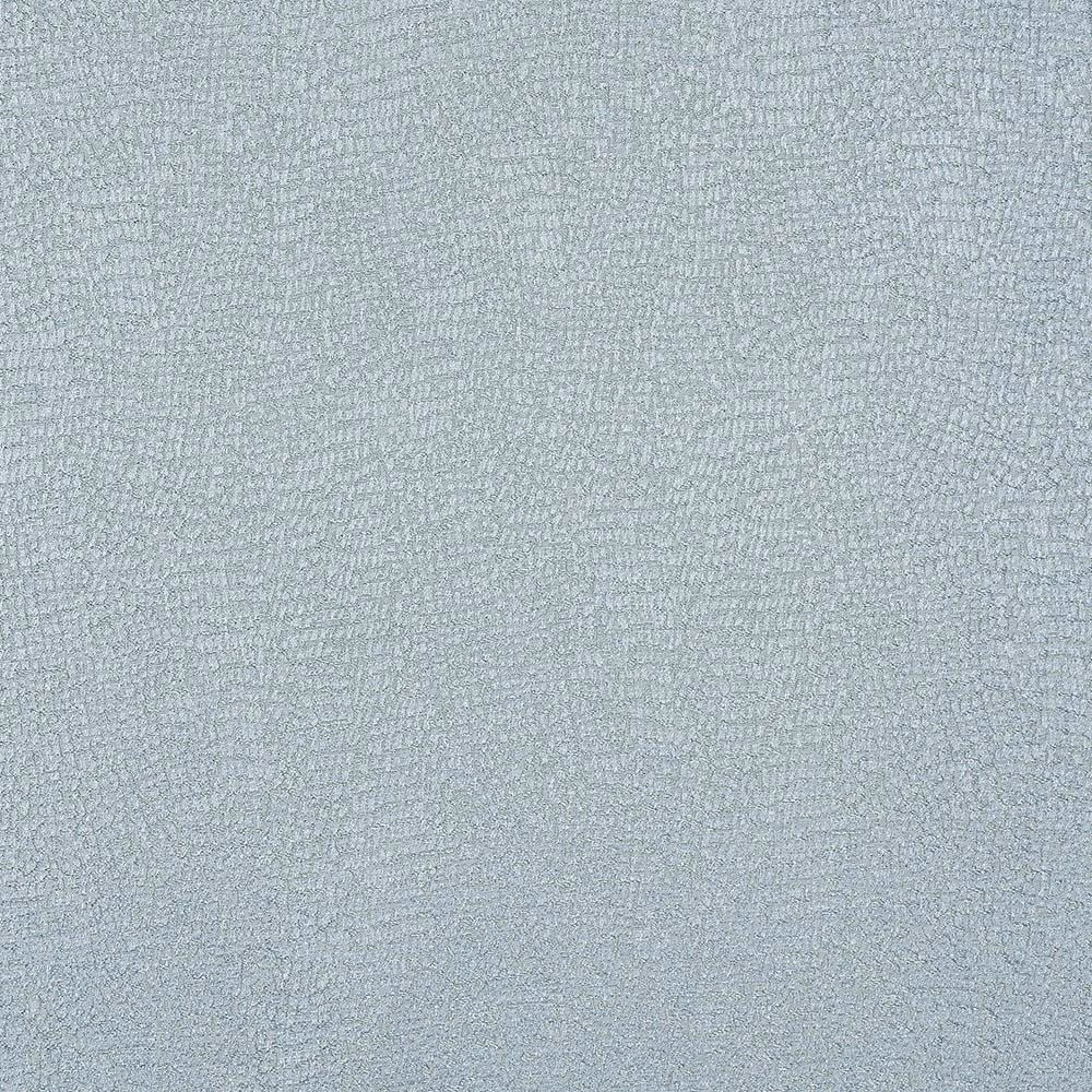 Pale duck egg blue plain-woven fabric swatch with fine textured surface