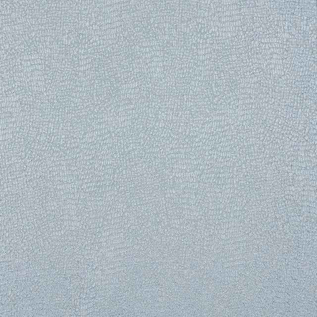Pale duck egg blue plain-woven fabric swatch with fine textured surface