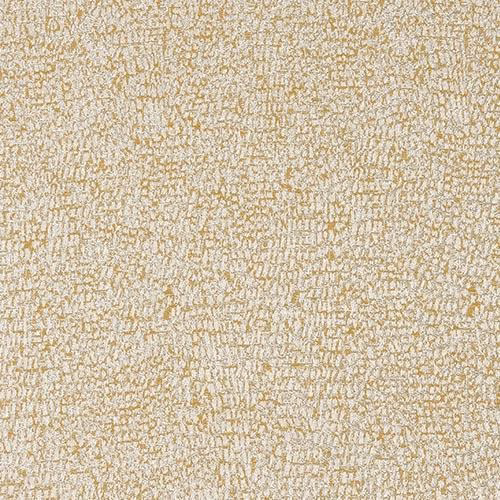 Close-up of Serpa Ochre fabric showing a soft mottled ivory and ochre weave.