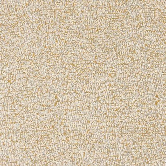 Close-up of Serpa Ochre fabric showing a soft mottled ivory and ochre weave.