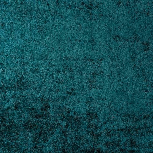 Deep emerald teal plain velvet with a soft, mottled pile texture