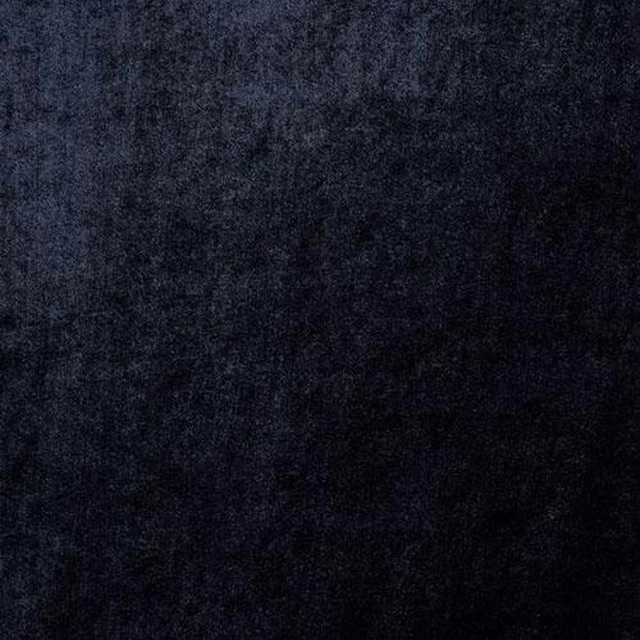 Dark midnight black velvet swatch with a soft, light-catching pile