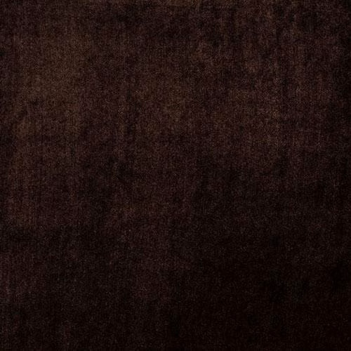 Dark mocha brown velvet swatch with a soft, subtly mottled pile