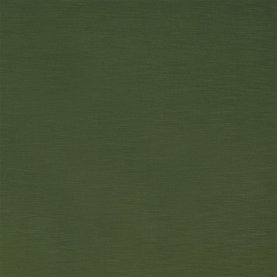 Close-up of deep forest green plain velvet with a soft directional sheen