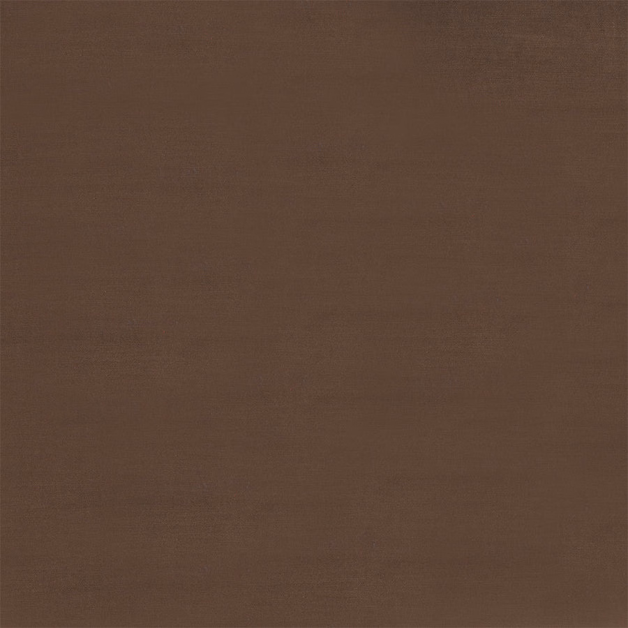 Deep hickory brown plain velvet with a soft matte sheen