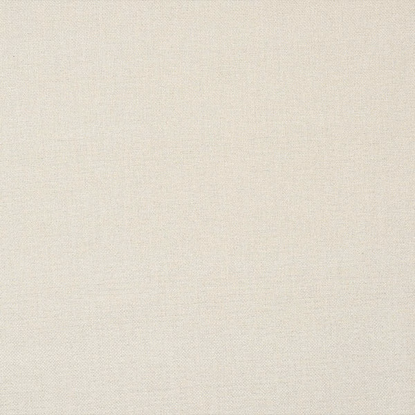 Cream plain woven fabric swatch with a soft warm natural tone