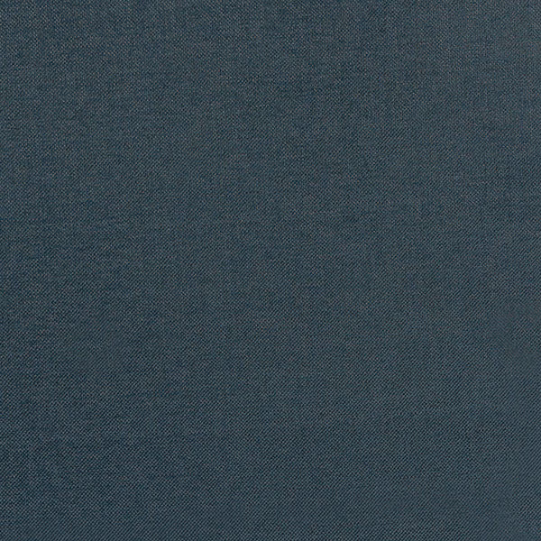 Close-up of deep peacock teal plain-woven fabric with fine texture