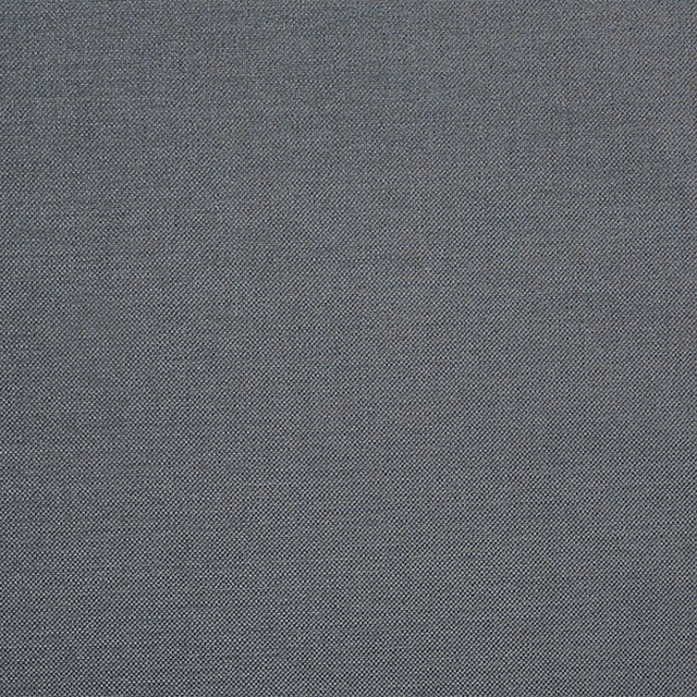 Close-up of a cool slate grey plain woven fabric with fine texture
