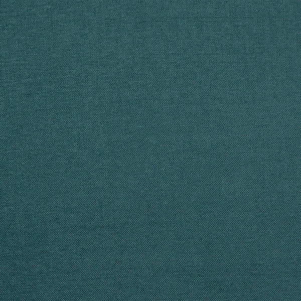 Plain deep teal woven fabric with a fine, even texture