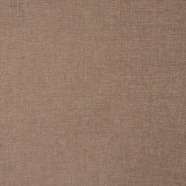 Close-up of warm truffle-brown plain woven fabric with fine texture