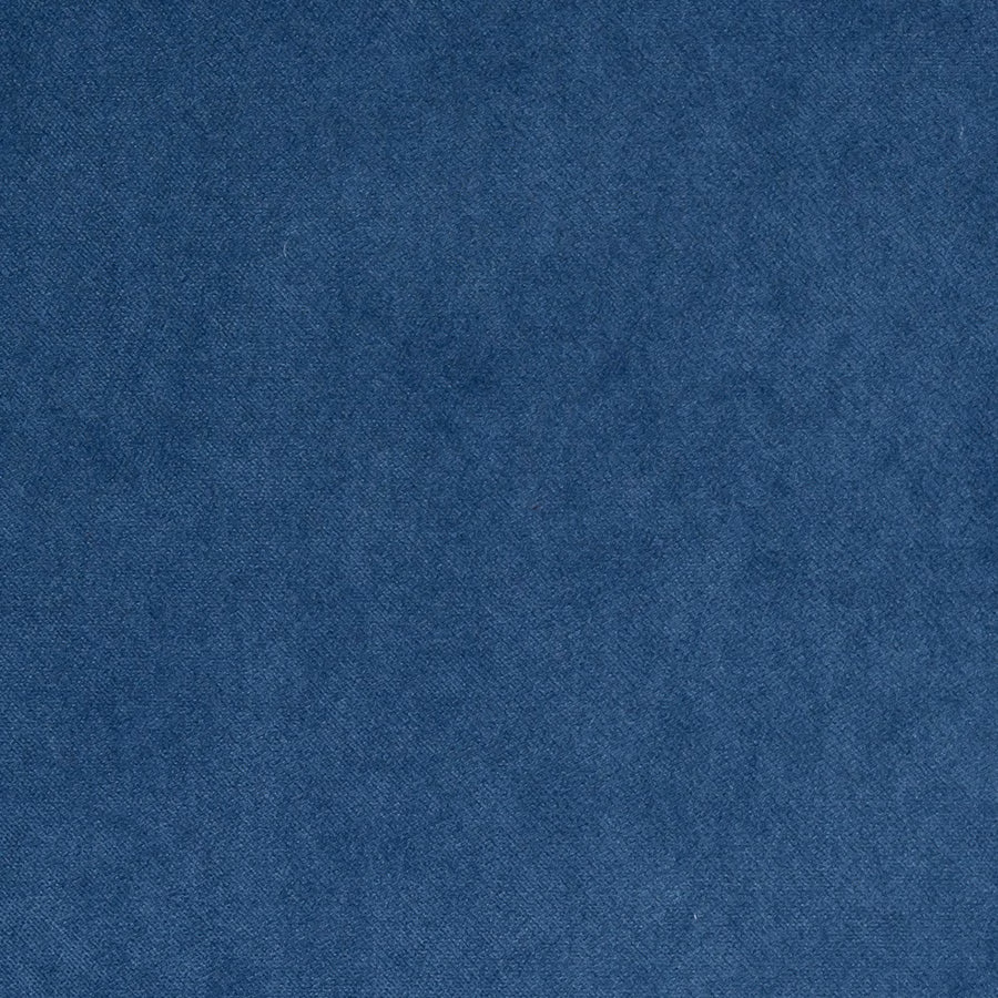 Deep airforce blue plain woven fabric swatch with a subtle heathered texture