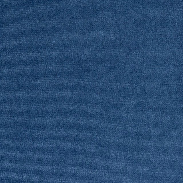 Deep airforce blue plain woven fabric swatch with a subtle heathered texture